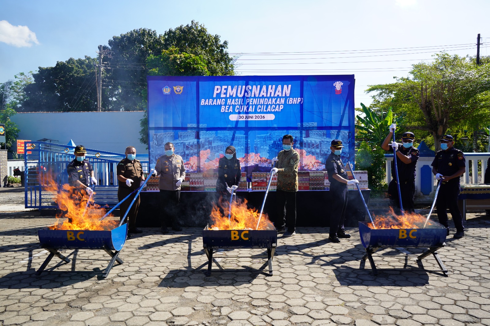 Bea Cukai Cilacap Musnahkan 847 Ribu Batang Rokok Ilegal, Wujud Komitmen Pemberantasan Rokok Ilegal Menyeluruh