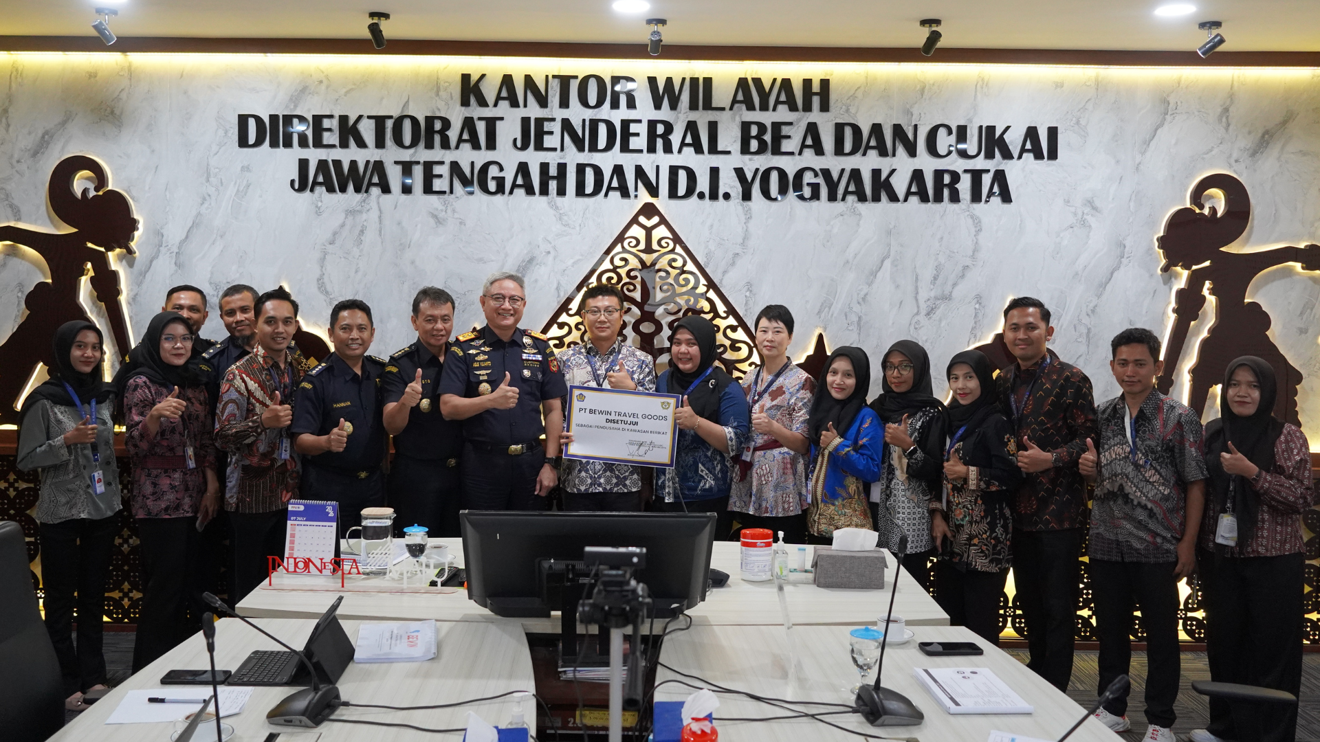Produk Tas Pekalongan Tembus Amerika, Bea Cukai Jateng DIY Setujui Kawasan Berikat PT Bewin Travel Goods