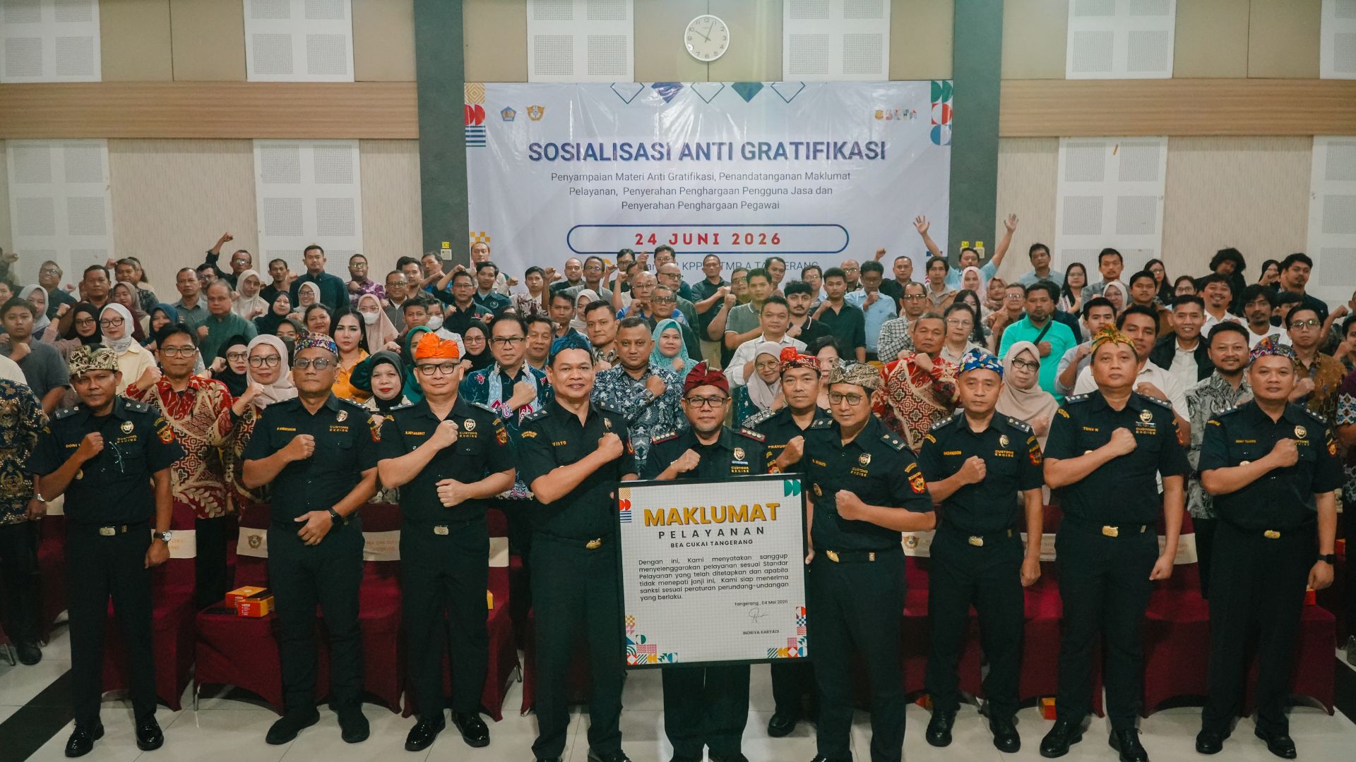 Gandeng Pengguna Jasa, Bea Cukai Tangerang Kick Off ZI-WBBM dan Perkuat Budaya Anti Gratifikasi