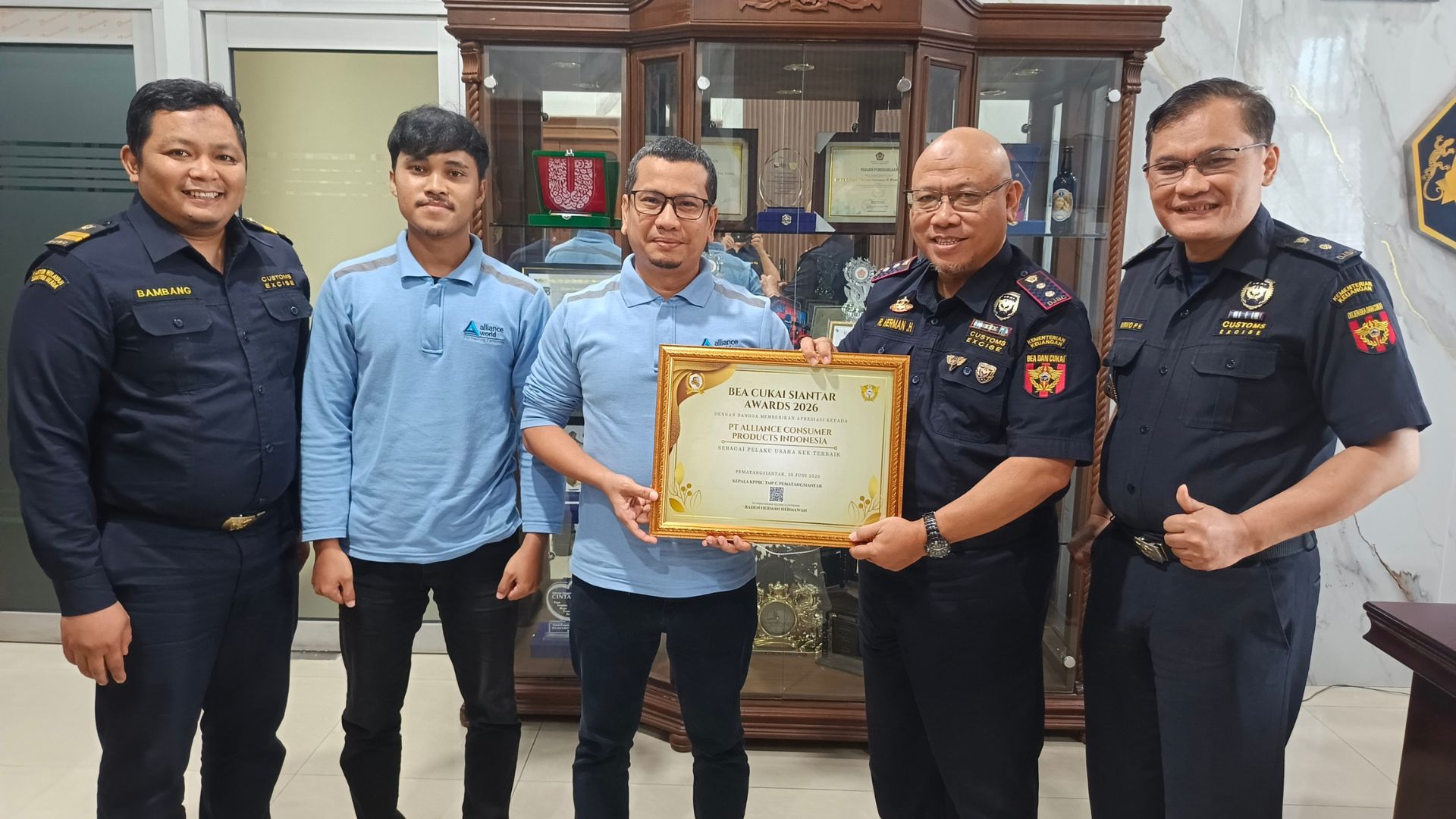 Customers Visit Customs PT Alliance Consumer Products Indonesia