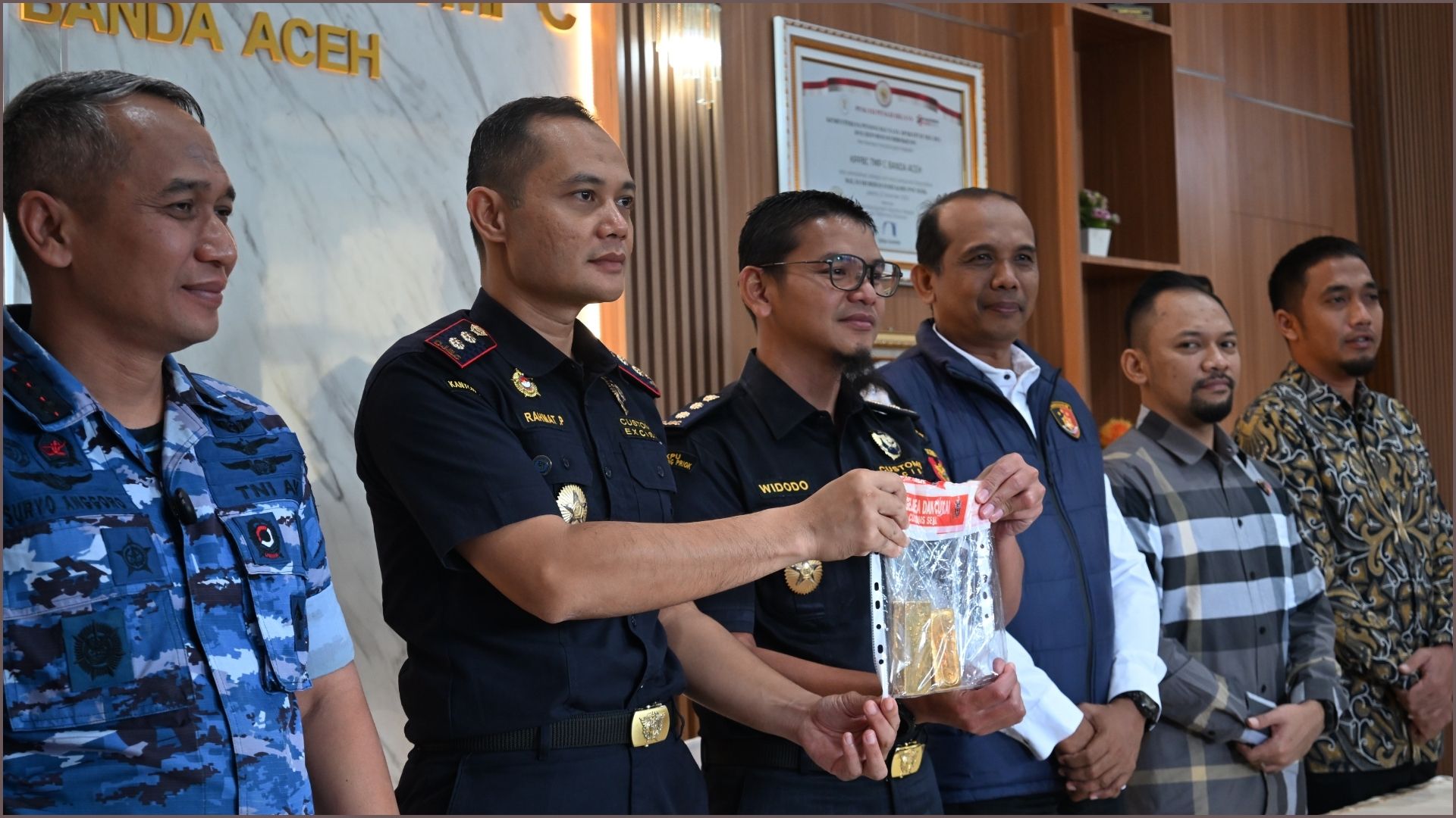 Bea Cukai Aceh Gagalkan Dugaan Penyelundupan 2,9 Kg Emas ke Malaysia