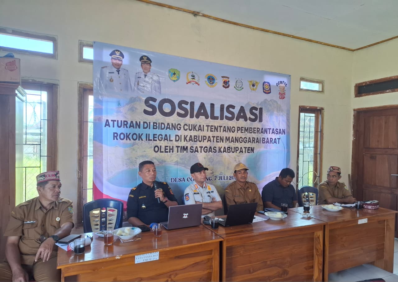 Sosialisasi Ketentuan Cukai di Desa Copang