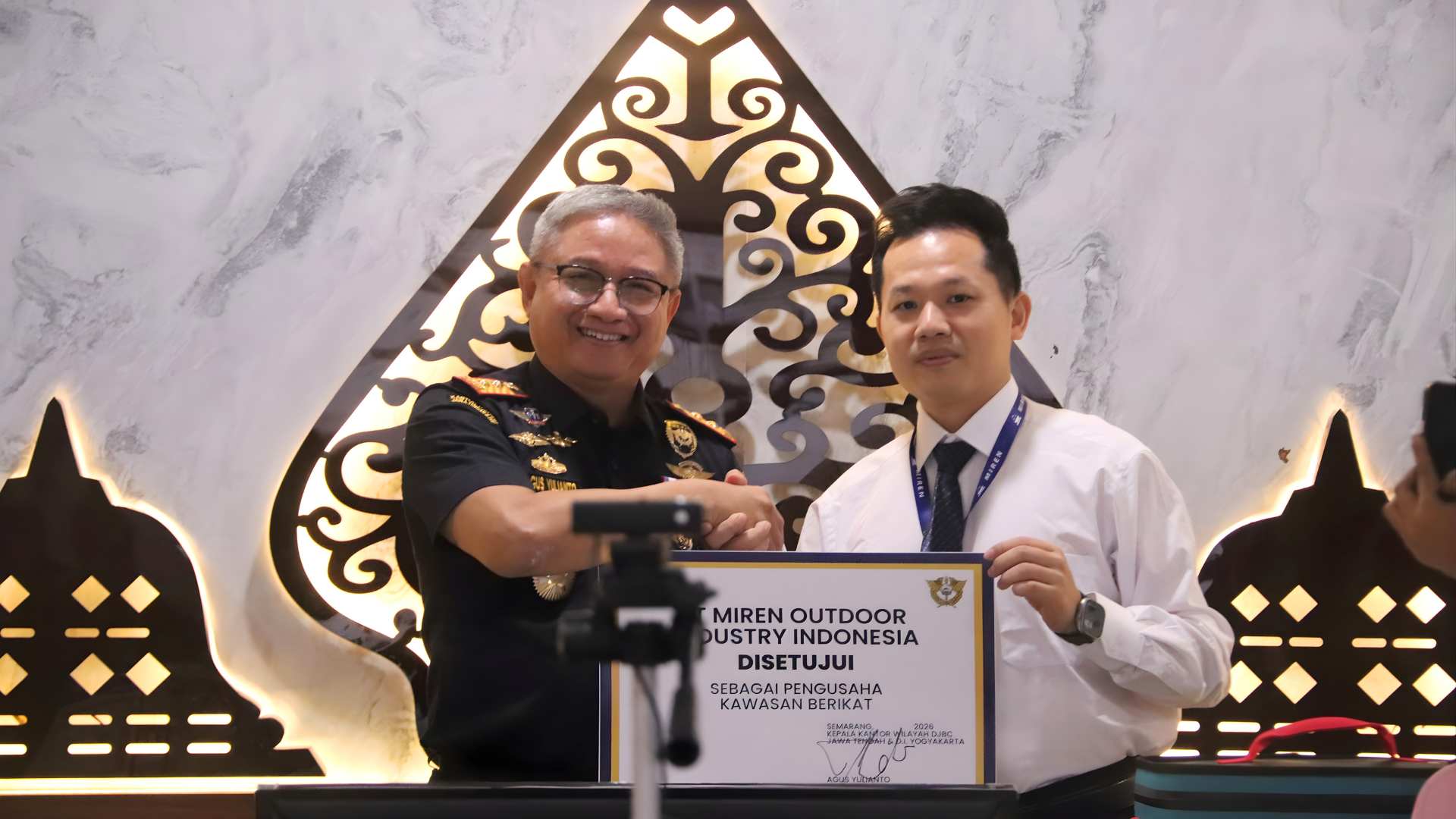 Bea Cukai Jateng DIY Perkuat Iklim Investasi Jepara melalui Persetujuan Kawasan Berikat PT Miren Outdoor Industry Indonesia