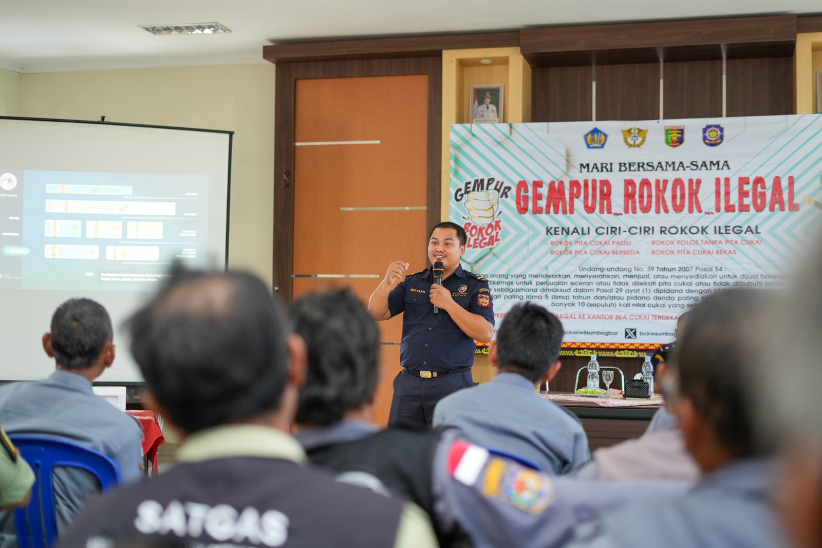 Perkuat Pengawasan Cukai, Bea Cukai Sumbagbar dan Pemprov Lampung Gelar Sosialisasi Ketentuan di Bidang Cukai dan Peredaran Rokok Ilegal kepada Masyarakat