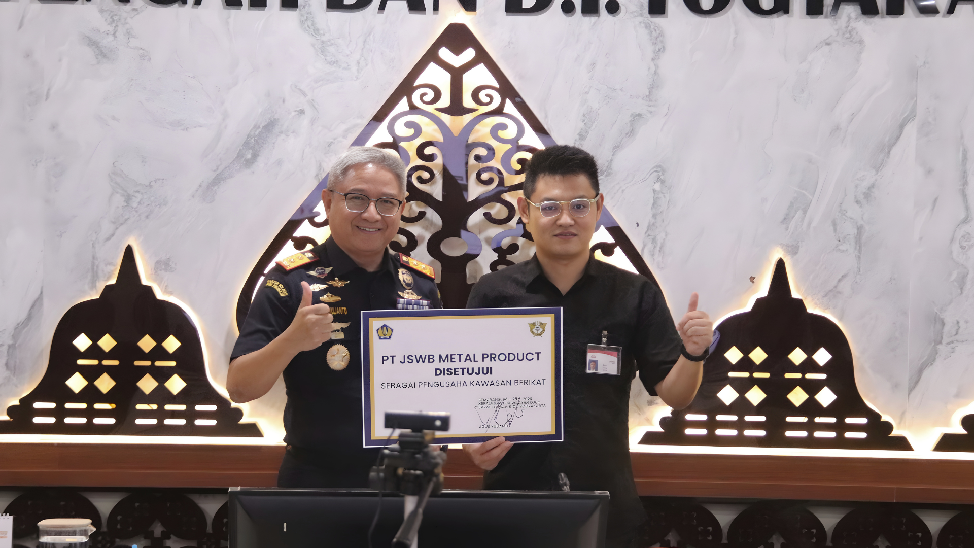 Bea Cukai Setujui Kawasan Berikat PT JSWB Metal  Products, Hanger Semarang Tembus Pasar Amerika