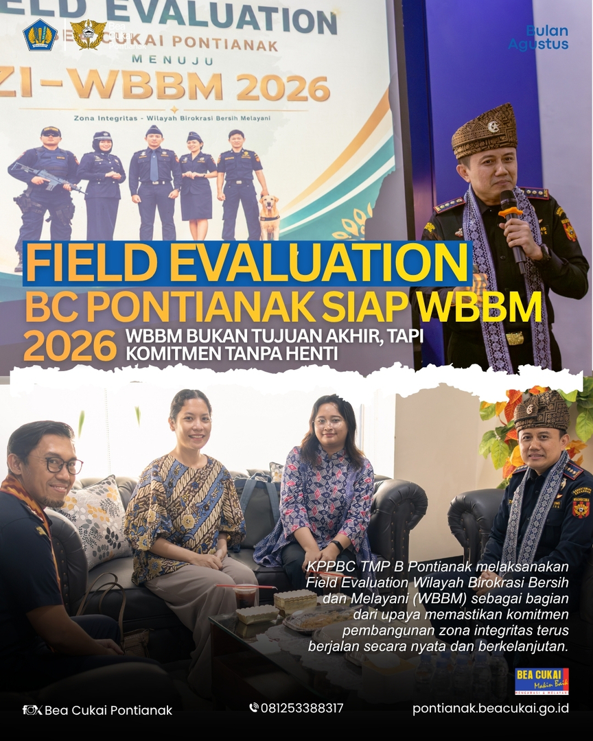 Field Evaluation Bea Cukai Pontianak Siap WBBM 2026
