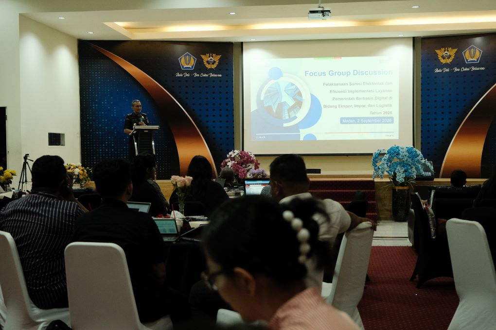 Bea Cukai Belawan Ikuti FGD Survei Efektivitas Layanan Digital Ekspor, Impor, dan Logistik
