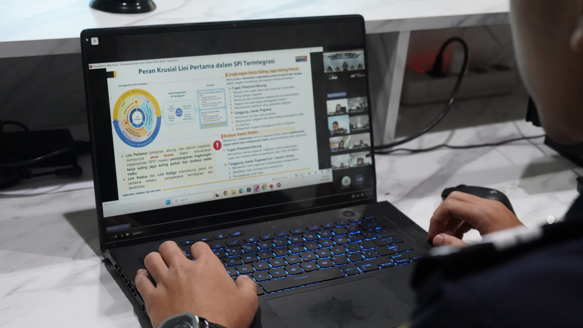 Kantor Wilayah DJBC Jawa Tengah dan D.I. Yogyakarta Gelar Sosialisasi Anti Korupsi, Perkuat Budaya Integritas dan SPI
