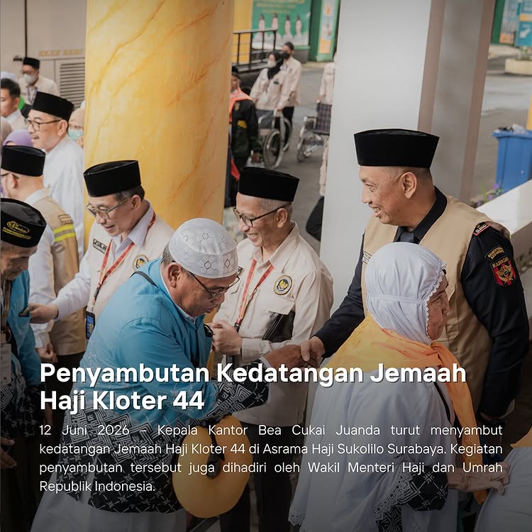 Penyambutan Kedatangan Jemaah Haji Kloter 44