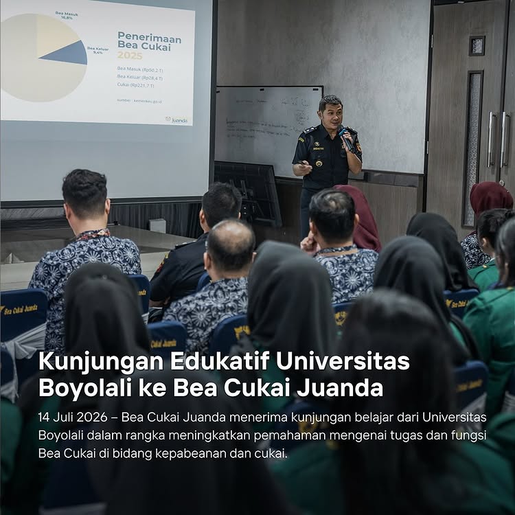 Kunjungan Edukatif Universitas Boyolali ke Bea Cukai Juanda