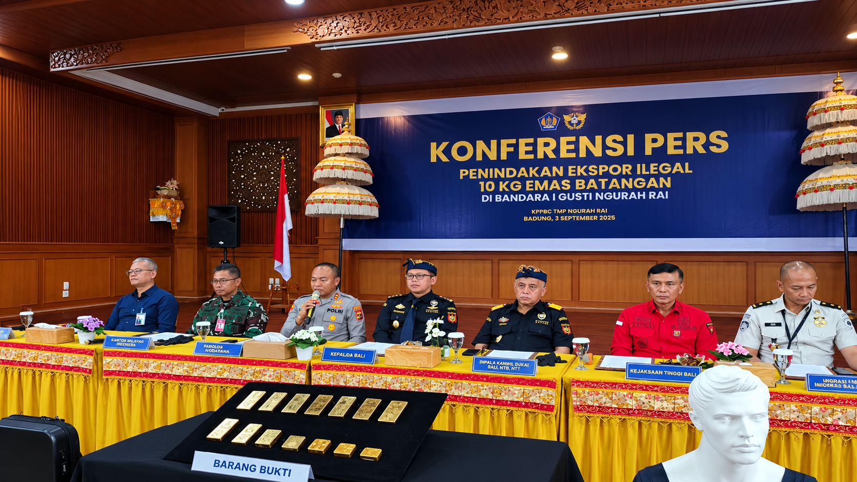 Bea Cukai Ngurah Rai Gagalkan 10 kg Ganja