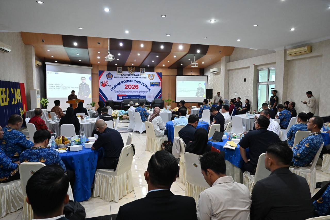 Bea Cukai Gelar Forum Konsultasi Publik, Libatkan Pemerintah, Pelaku Usaha, Akademisi, dan Jurnalis