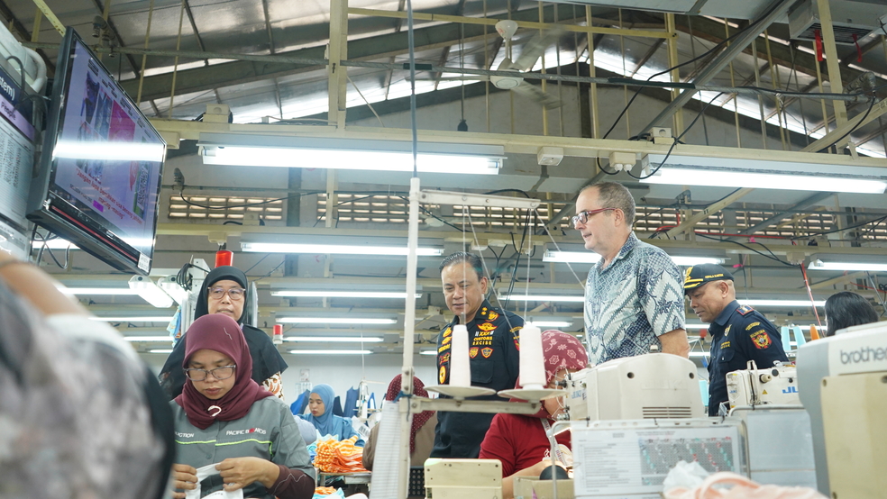 Kunjungan dan Asistensi Kanwil Bea dan Cukai Jakarta kepada PT Hanes Supply Chain Indonesia (HSCI)