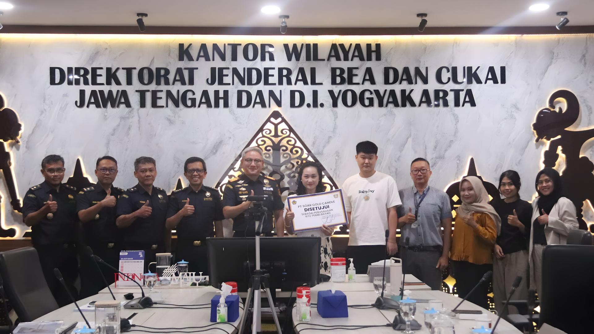Lilin Aromaterapi Tegal Siap Tembus Pasar Eropa, Bea Cukai Jateng DIY Berikan Fasilitas KITE Pembebasan