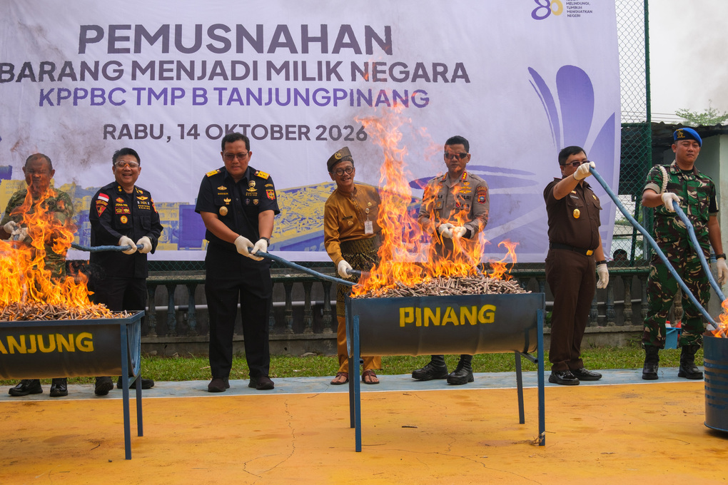 Pemusnahan Barang Menjadi Milik Negara Bea Cukai Tanjungpinang