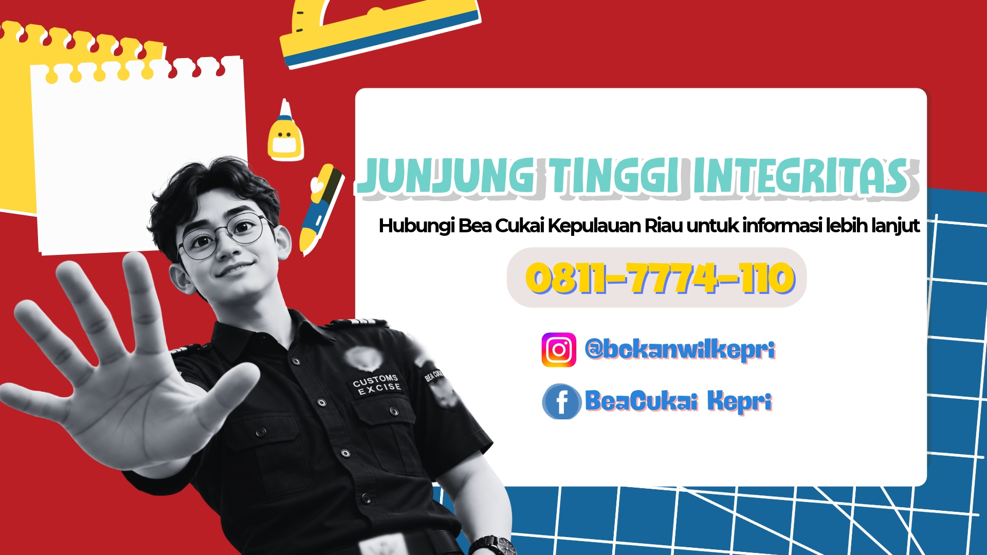 Hubungi BC Kepri untuk info lebih lanjut