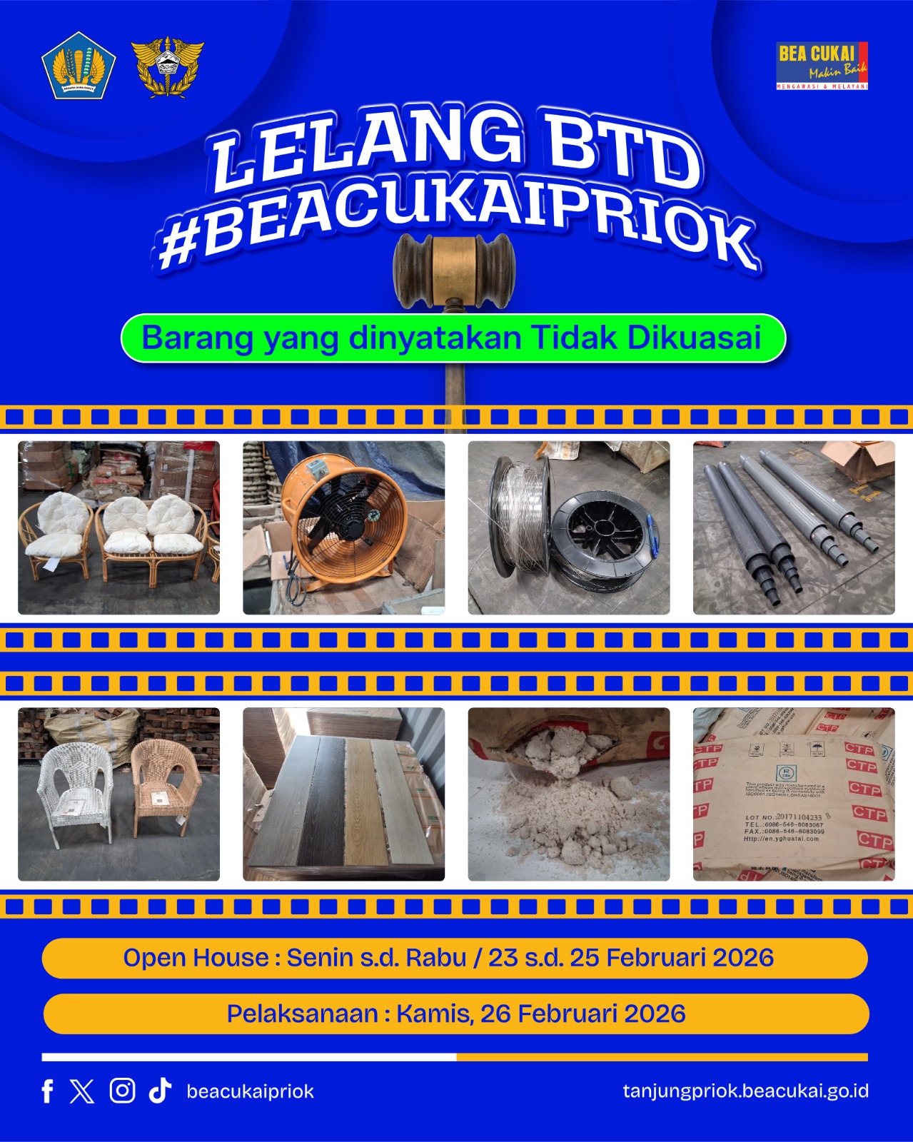 Lelang Bea Cukai Priok
