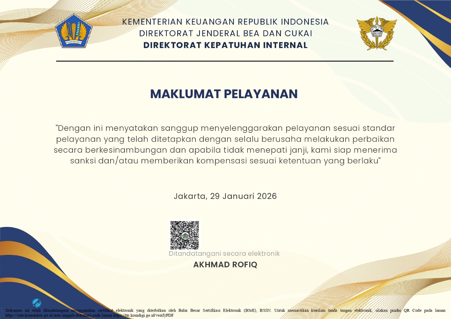 Direktorat Kepatuhan Internal