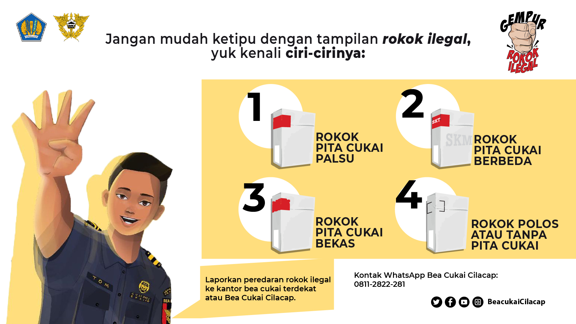 Poster Gempur Rokok Ilegal