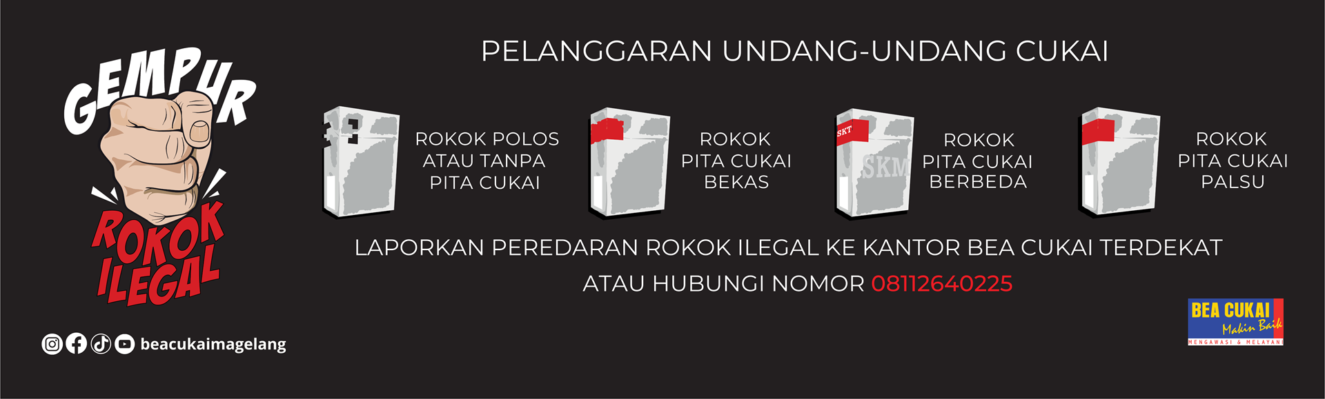 Gempur Rokok Ilegal 1