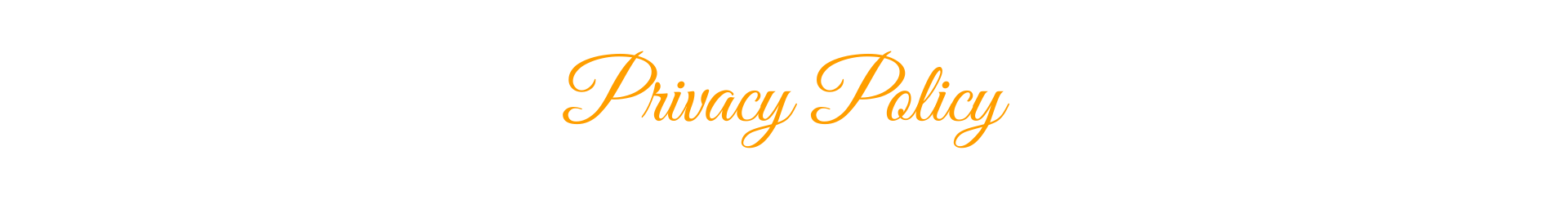Privacy Policy