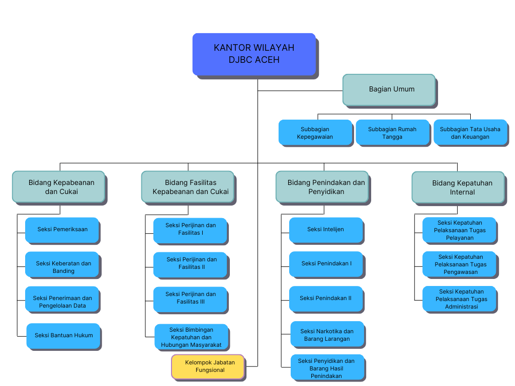Struktur Organisasi Bea Cukai Aceh