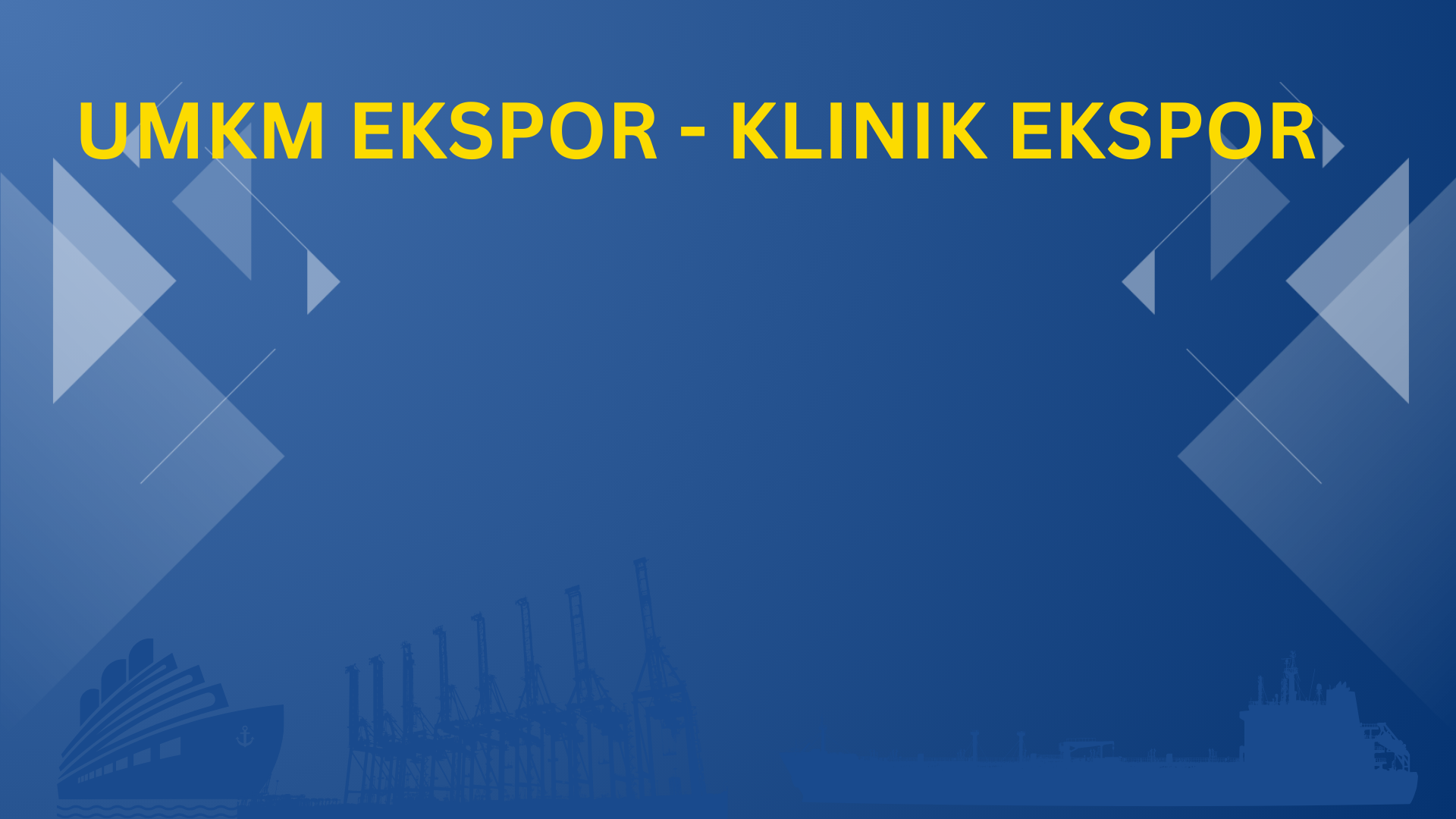 UMKM Ekspor (Klinik Ekspor)