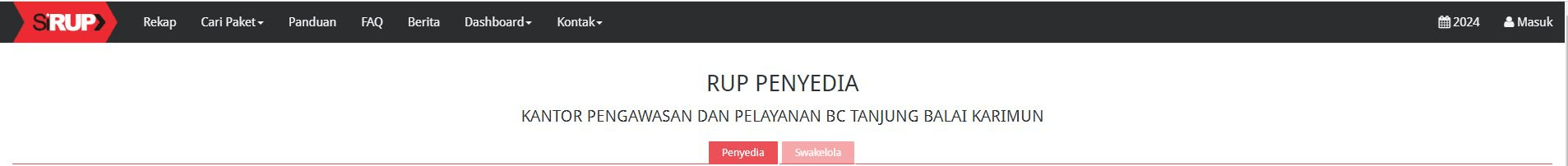 Pengadaan Barang dan Jasa pada KPPBC TMP B Tanjung Balai Karimun