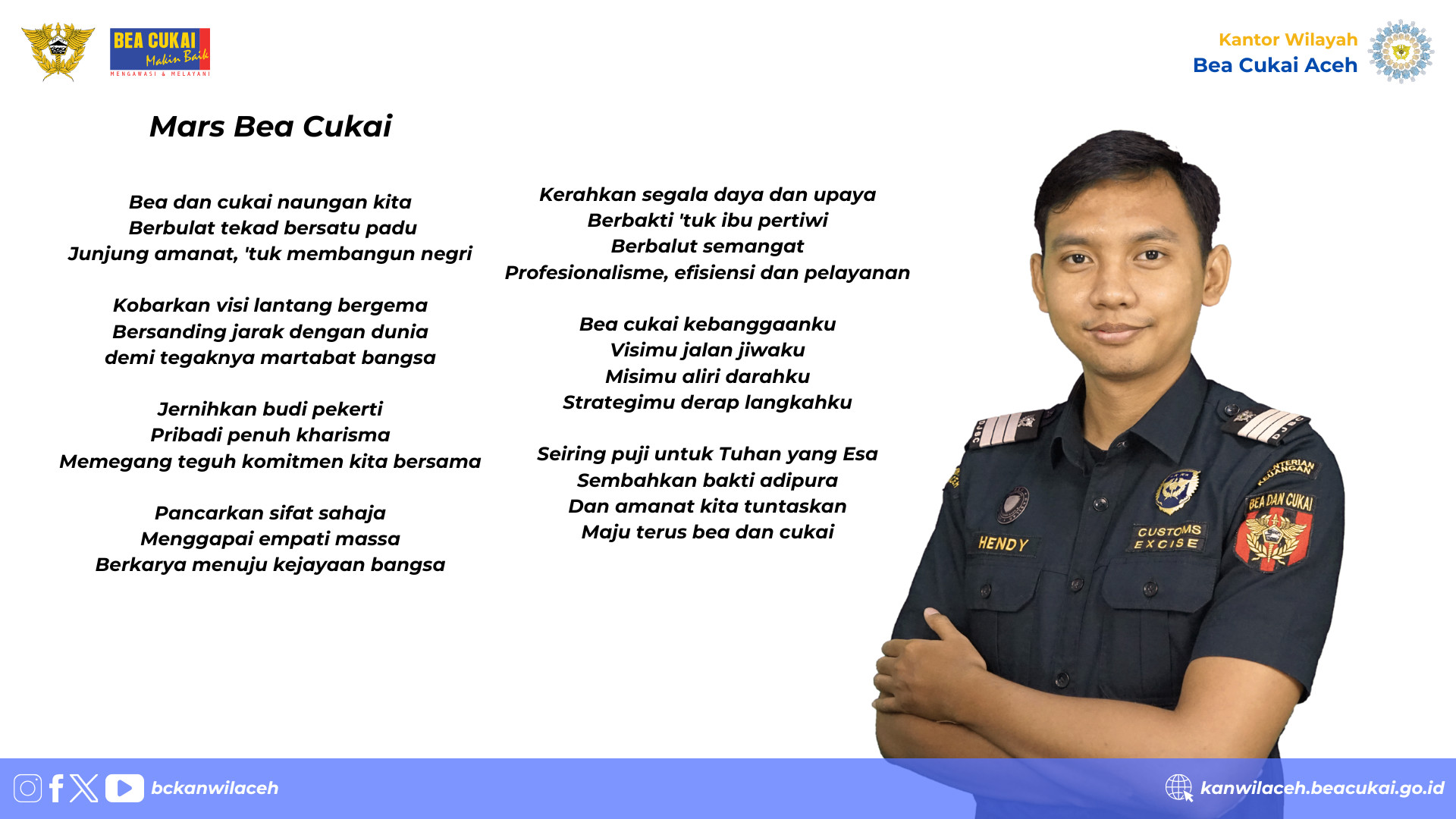 Mars Direktorat Jenderal Bea dan Cukai