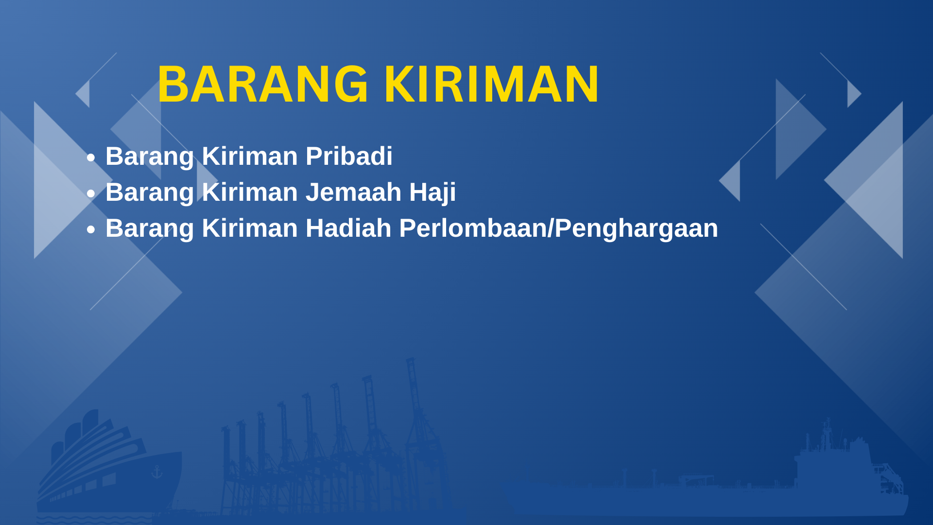 Informasi Barang Kiriman