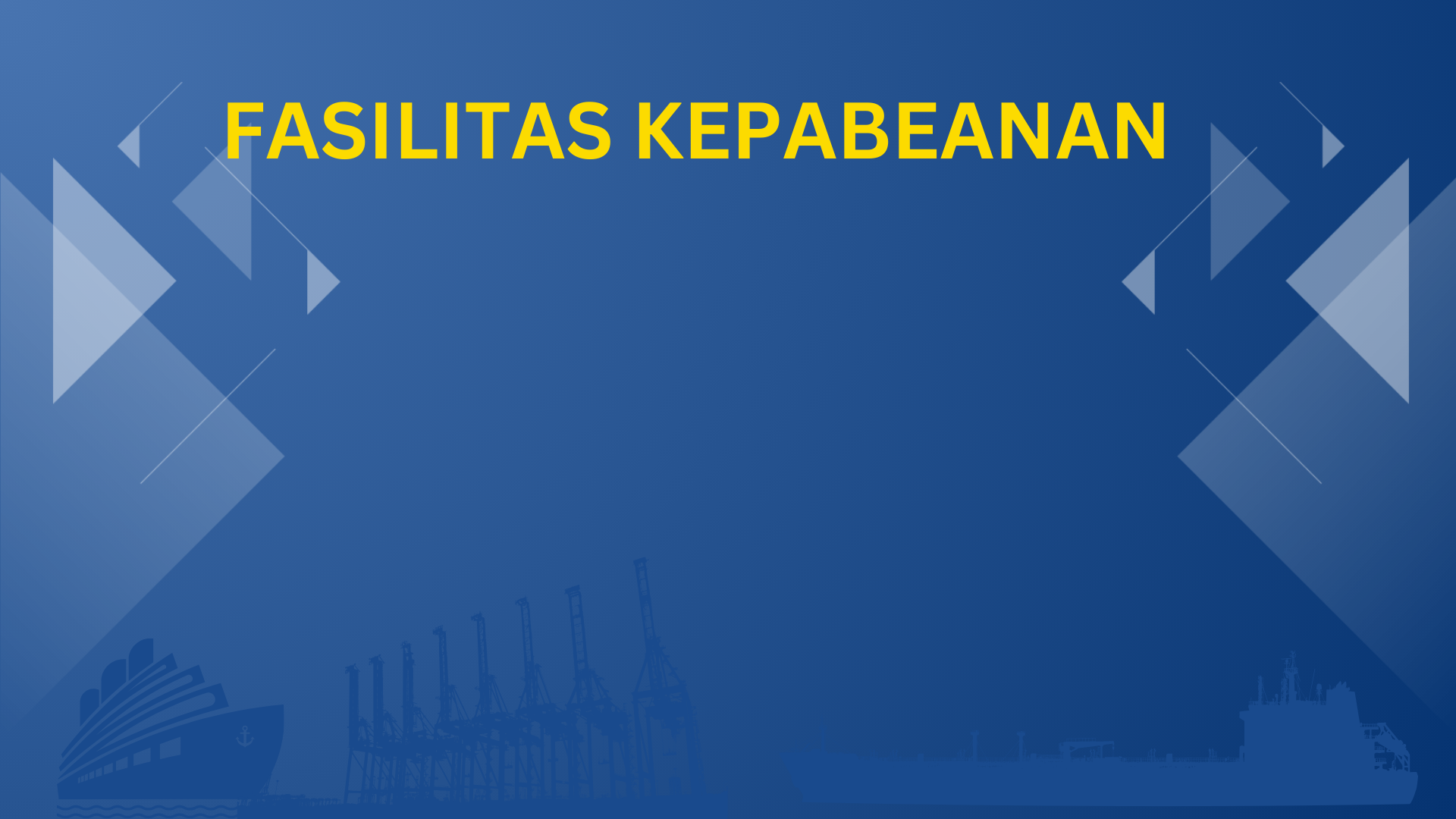 Informasi Fasilitas (TPB, KITE, MITA, AEO)